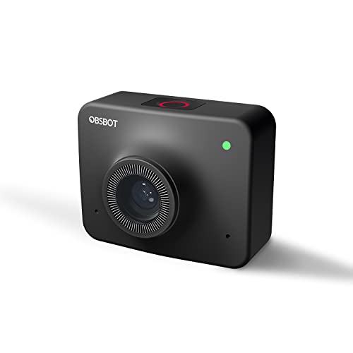 Meet AI Powered WebcamWebcam for Laptop, Computer Camera, with Noise Canceling Microphones, Adjustable Field of View, Low-Light Correction, Built-in Privacy Cover