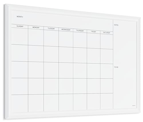 Magnetic Dry Erase Calendar White Board 30x20