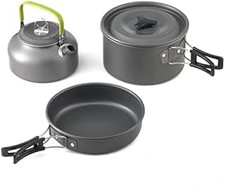 Lightweight Aluminum Camping Cookware Set