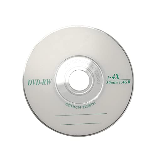 10 Pack 3 8cm 3 inch Mini Rewritable Blank DVD-RW Discs Disk for Video Camera 1.4GB/30min 1-4X