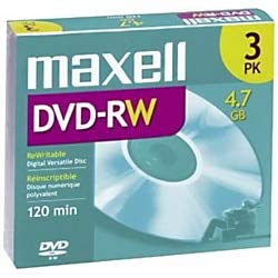 635115 DVD-RW Rewriteable Recordable DVD