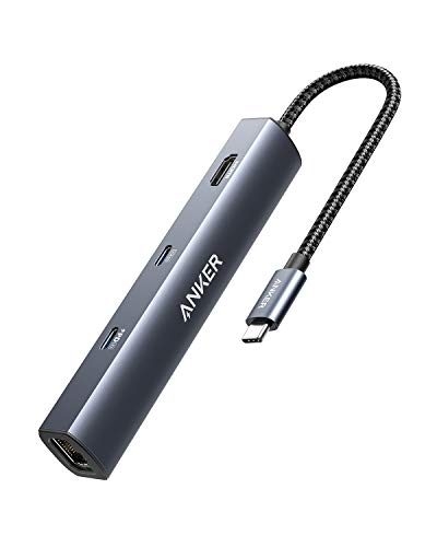 MODAIO 6-in-1 USB C Hub with 65W Power, HDMI, Ethernet