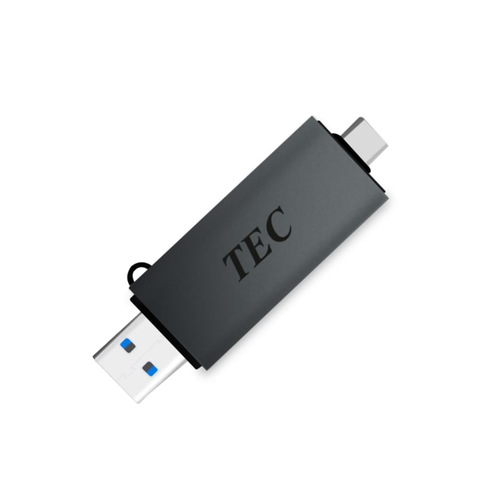 2-in-1 USB C/USB 3.2 Micro SD and SD Card Reader