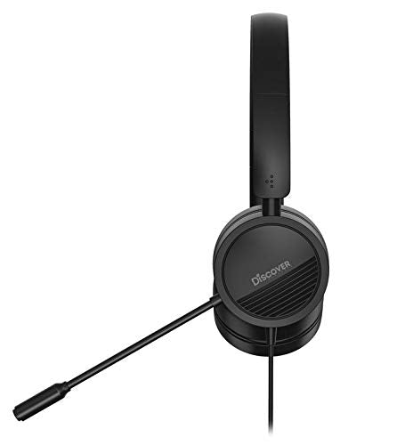 D312U Dual Speaker Headset with USB and 3.5mm Connection- Compatible with Computer Apps Like Microsoft Teams, Zoom, RingCentral, Cisco, Avaya and Cell Phones with a 3.5mm Port