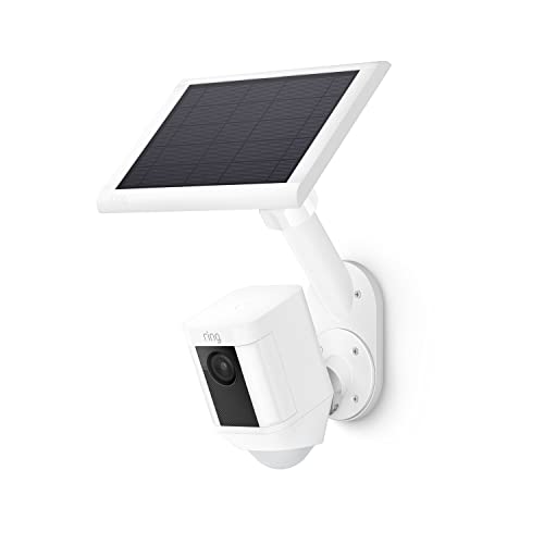Wall mount for solar panels and cameras, white