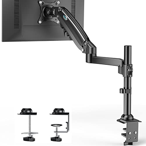Single Gas Spring Monitor Mount for 13-32" Screens
