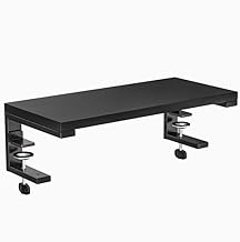 22-inch versatile clamp-on desk shelf for office and gaming
