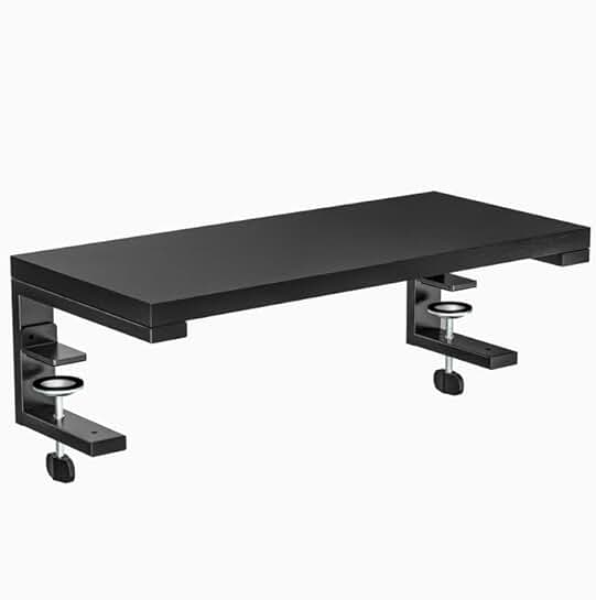 22-inch versatile clamp-on desk shelf for office and gaming
