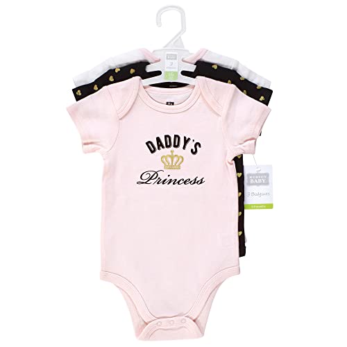 Uni   Cotton Bodysuits Love Daddys Princess, 3-6 Months
