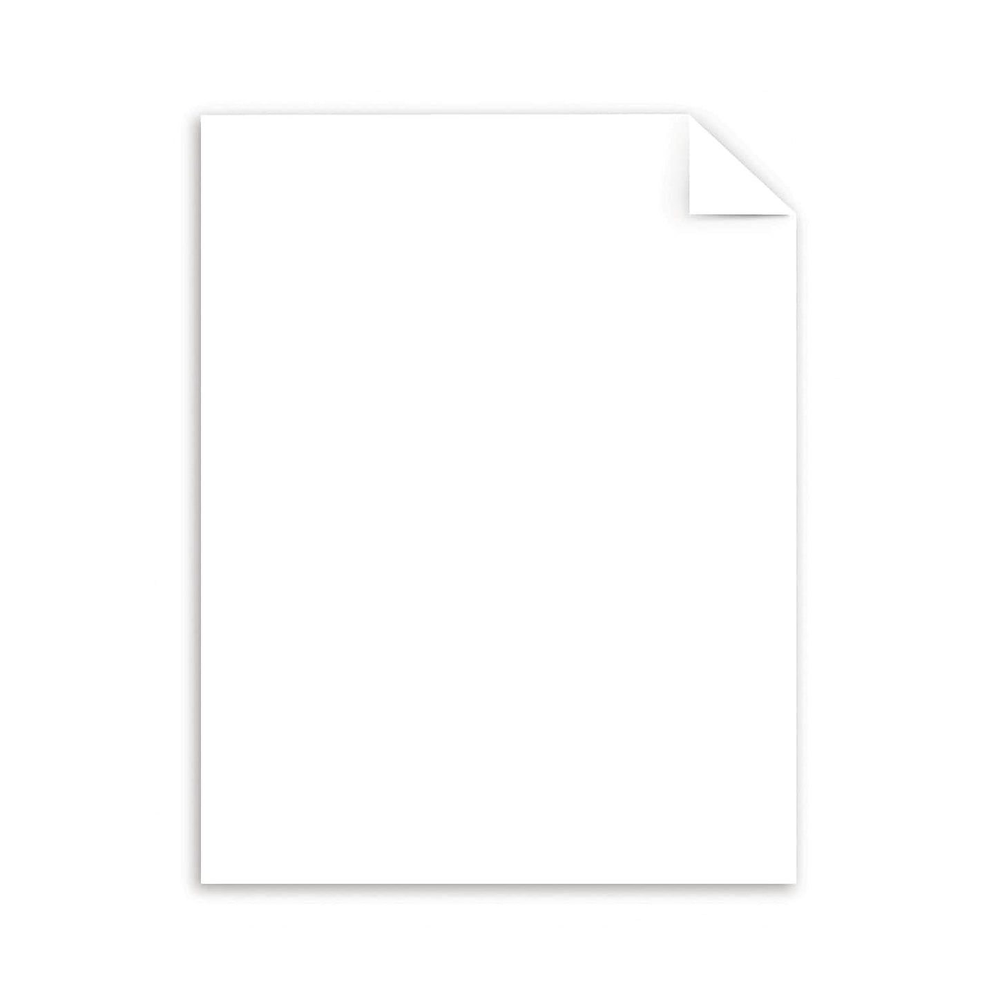 White 100% Cotton Resume Paper, 8.5 x 11, 32 lb, Pack of 100