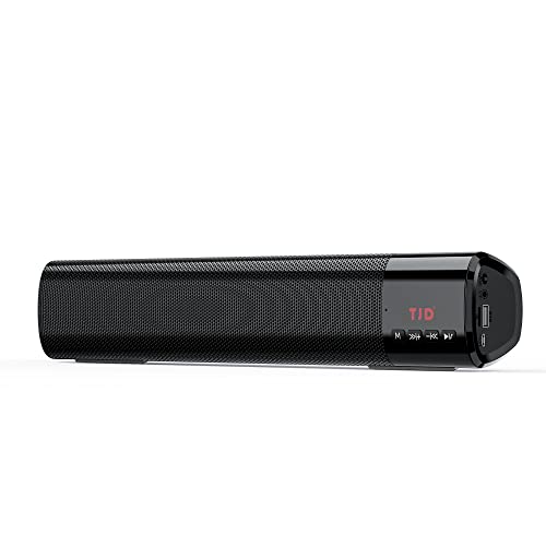 Bluetooth Speakers,Home Audio Sound Bars for TV with Subwoofer, Wireless Speakers with FM, Aux/USB/TF Card Connection, Portable Wireless Speaker for iPhone, Samsung and More