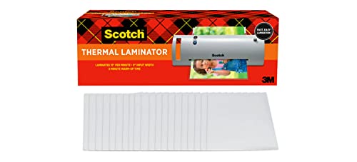 Thermal Laminator Combo Pack, Includes 20 Letter-Size Laminating Pouches, Holds Sheets up to 8.9" x 11(TL902VP)