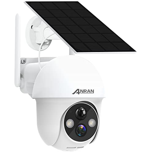 Wireless outdoor security camera with 2K resolution and 360-degree view
