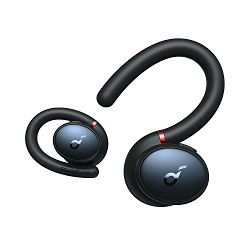by Anker, Sport X10 True Wireless Bluetooth 5.2 Workout Headphones, Rotatable Ear Hooks, Deep Bass, IPX7 Waterproof, Sweatproof, 32H Play, Fast Charge, Sport Earbuds, Gym, Running