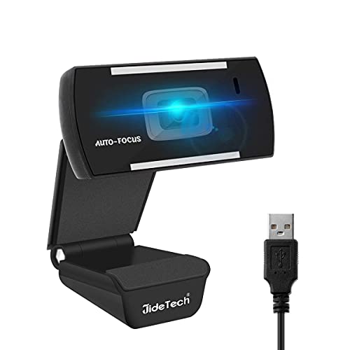 1080P Webcam with Microphone, HD USB Web cam for PC Desktop, Streaming Webcam Support Auto Focus/Plug and Play/Video Calling/Video Conferencing/Online Work/Home Office/Recording