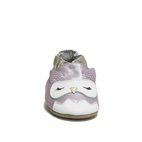 Baby Girls Soft Soles, Olivia Lavender Leather, 12-18 Months