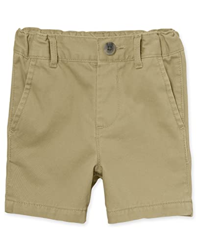 Baby Boys and Toddler Boys Chino Shorts, Flax, 6-9 MONTHS