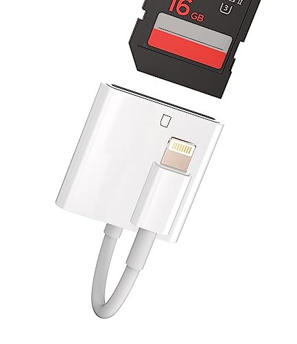 Lightning SD Card Reader for iPhone and iPad