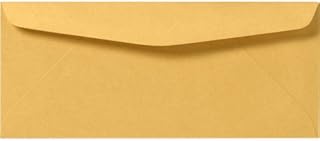Brown Kraft Envelopes, 5 x 11.5 inches, 50 pack