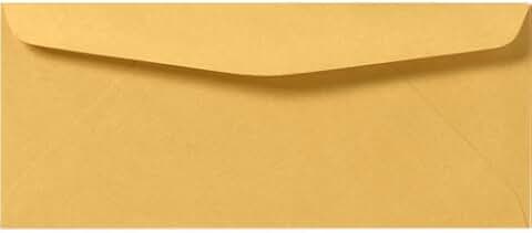 Brown Kraft Envelopes, 5 x 11.5 inches, 50 pack