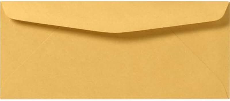 Brown Kraft Envelopes, 5 x 11.5 inches, 50 pack