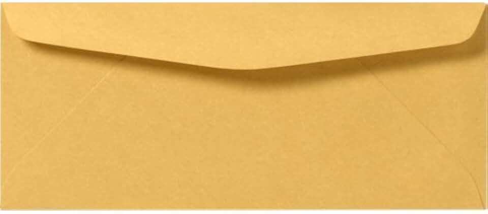Brown Kraft Envelopes, 5 x 11.5 inches, 50 pack
