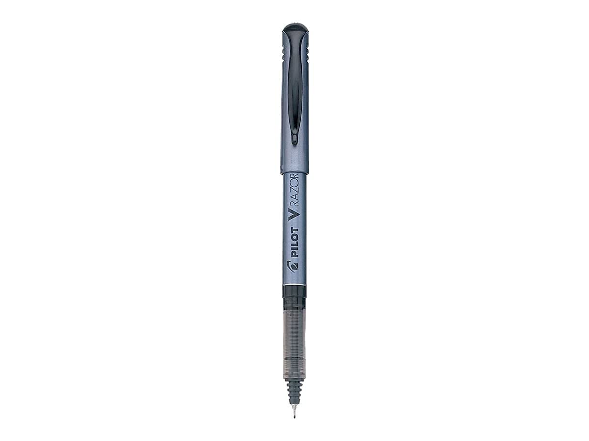 12 Black Fine Tip Liquid Ink Markers