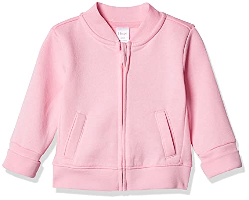 uni  baby Ultimate Zippin Fleece Jacket Sweater, Pink, 12-18 Months US