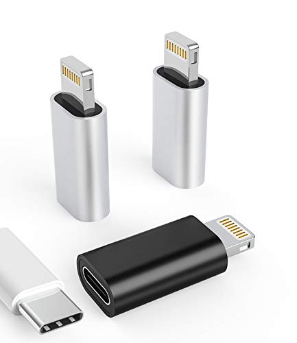 3-Pack USB C to Lightning Adapter for iPhone and iPad