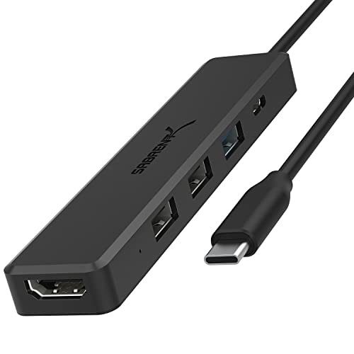 Multi-Port USB-C Hub with HDMI, Power Delivery, and USB Ports