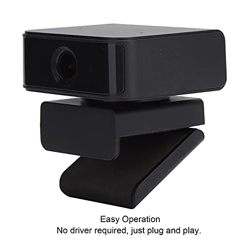 PC Webcam, USB 2.0 1080P HD Video Web Camera with Noise-Cancelling Microphone, 360 Free Rotation, Plug and Play, Suitable for Video Chatting, Video Conferencing etc.