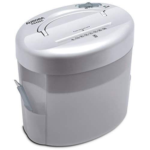 AS420C Desktop-Style Cross-Cut Paper Shredder, 4-Sheet Crosscut Desktop