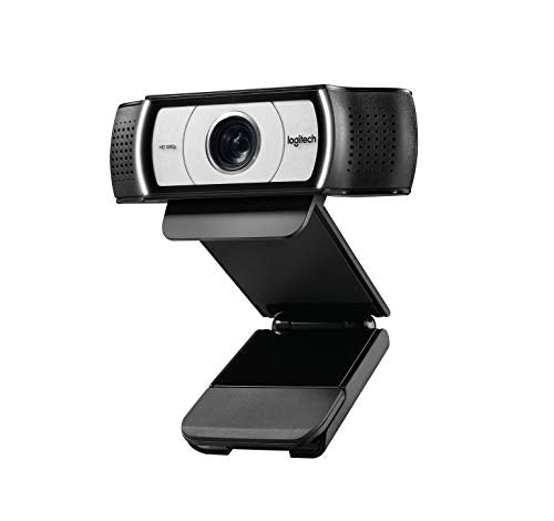 C930e 1080P HD Video Webcam - 90-Degree Extended View, Microsoft Lync 2013 and Skype - Black