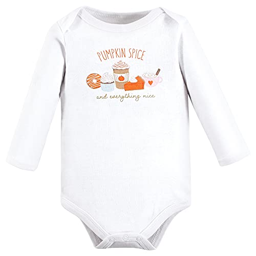 Cotton Bodysuit, Pant and Shoe Set, Pumpkin Spice Orange, 0-3 Months