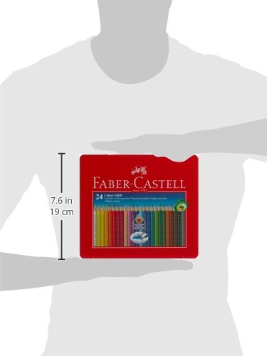 Set of 24 Colour Grip Pencils