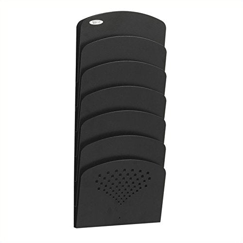 Wall Mounted Literature Organizer with 7 Pockets