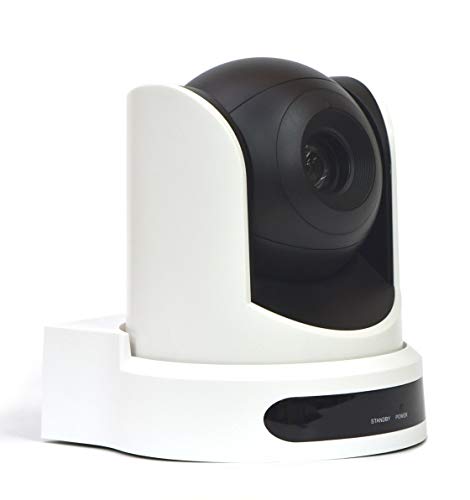 PTZ Camera,USB Output,10X Optical Zoom,Live Streaming Camera for Broadcast,Conference,Events,Church and School etc (White)