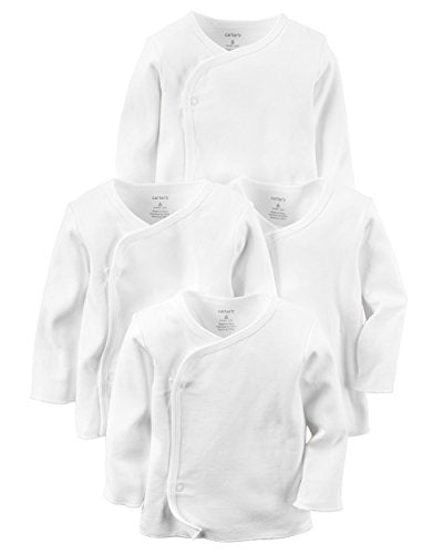 Uni  Baby Long Sleeve Side Snap Mitten 4 Pack - 3 Months