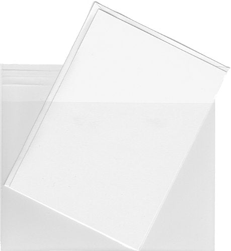 200 Clear Plastic Envelope Bags for 4x6 Cards