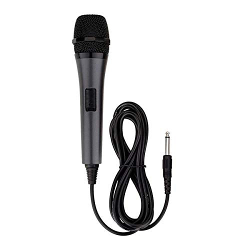 SMM-205 Unidirectional Dynamic Karaoke Microphone with 10 Ft. Cord, Black, One Size