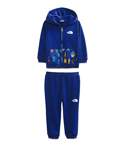 Infant Camp Fleece Set, Bolt Blue, 3M