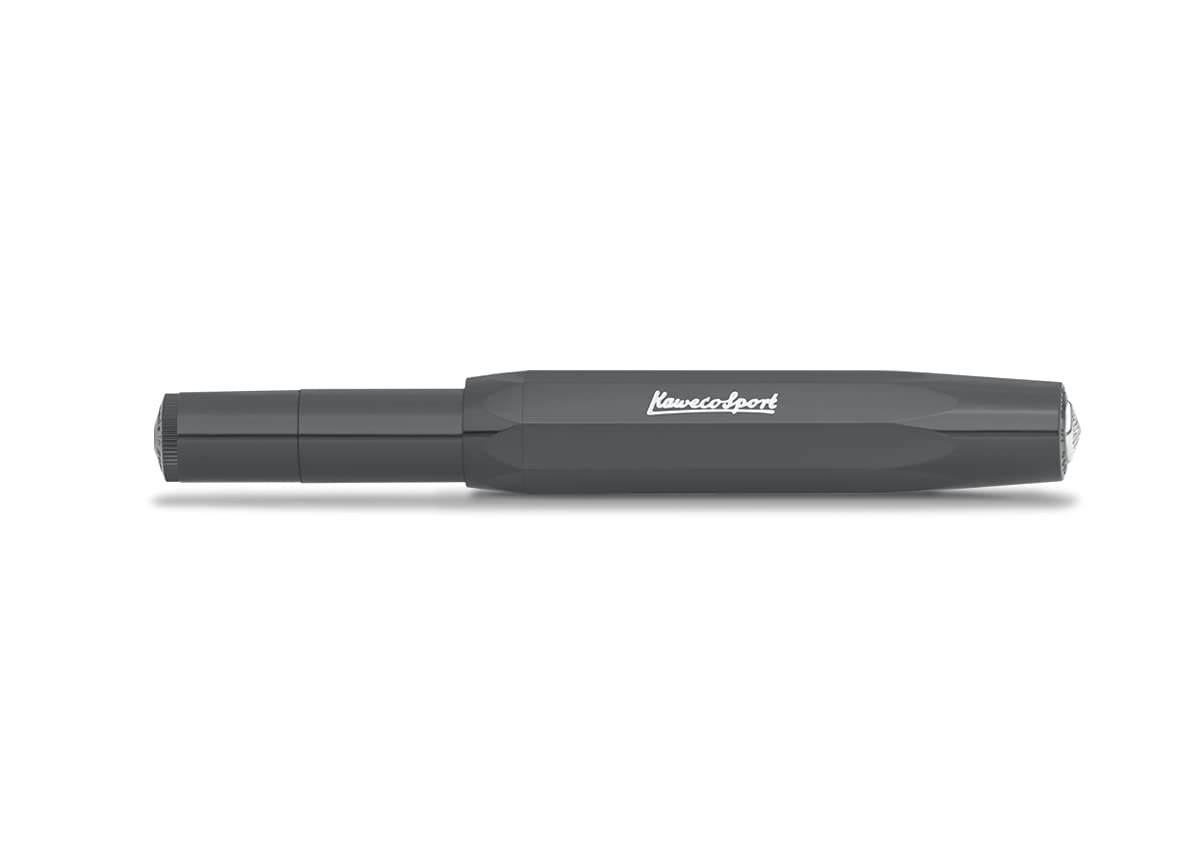 Grey Skyline Sport Fountain Pen with Broad Point