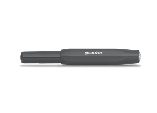 Grey Skyline Sport Fountain Pen with Broad Point
