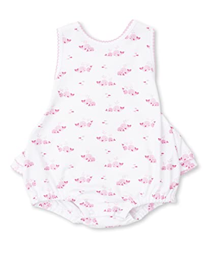 Baby-Girls Infant Whale Wishes Print Bubble-Pink-0-3 Months