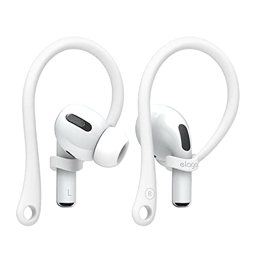 Ear Hooks Designed for AirPods Pro 2, AirPods Pro, Designed for AirPods 3 & 2 & 1, Earbuds Accessories, Anti-Slip, Ergonomic Design, Comfortable Fit (White) [US Patent Registered]