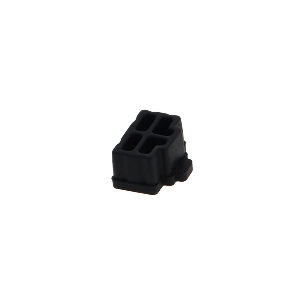 20Pcs Ethernet Hub Port RJ45 Silicone Anti-Dust Cover Plugs Protector Cap Port Stopper for Female Port Black for TV, Computer