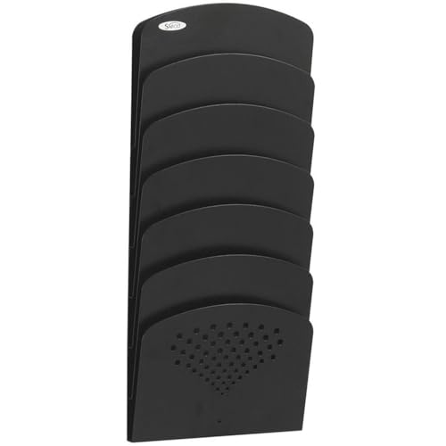 Wall Mounted Literature Organizer with 7 Pockets