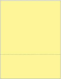 Perforated 8.5x11 Paper, 20/50 lb, 75 GSM, Various Colors and Perforations
