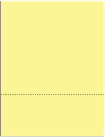 Perforated 8.5x11 Paper, 20/50 lb, 75 GSM, Various Colors and Perforations