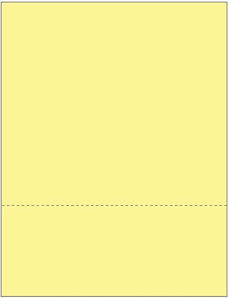 Perforated 8.5x11 Paper, 20/50 lb, 75 GSM, Various Colors and Perforations